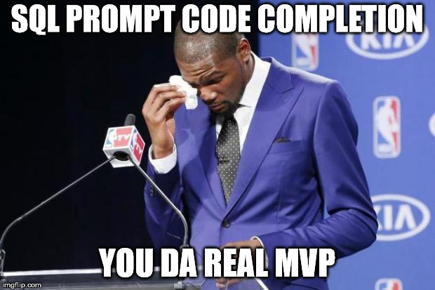 SQL Prompt real MVP