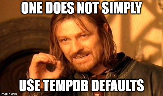 tempdb defaults