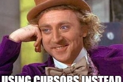 Tell me about cursors