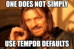 tempdb defaults